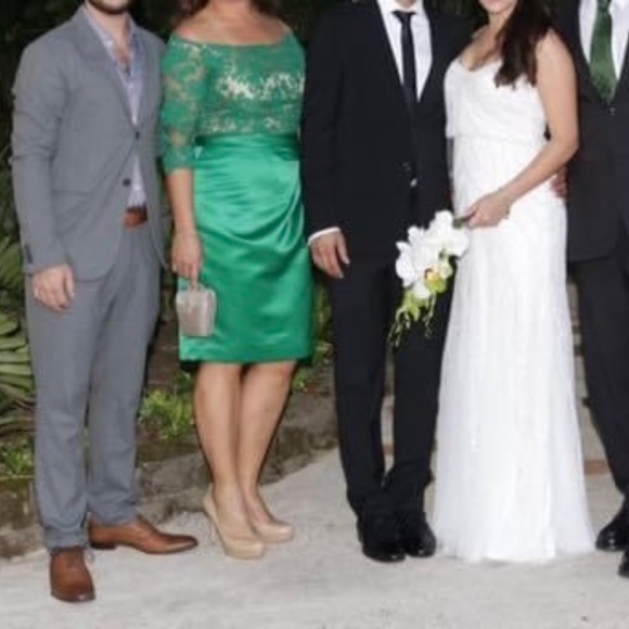 Beautiful custom made cocktail, MOB dress - Picture 3 of 4